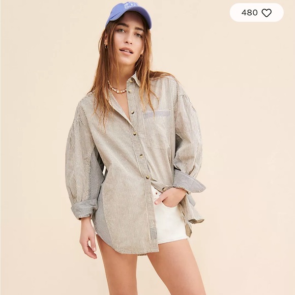 We The Free Tops - We The Free Happy Hour Oxford Buttondown Size XS